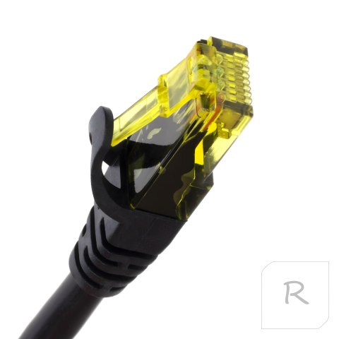 Kabel Sieciowy Lan Cat6 Przewód Internetowy Cat 6 UTP RJ45 Kat Czarny 1,5 m