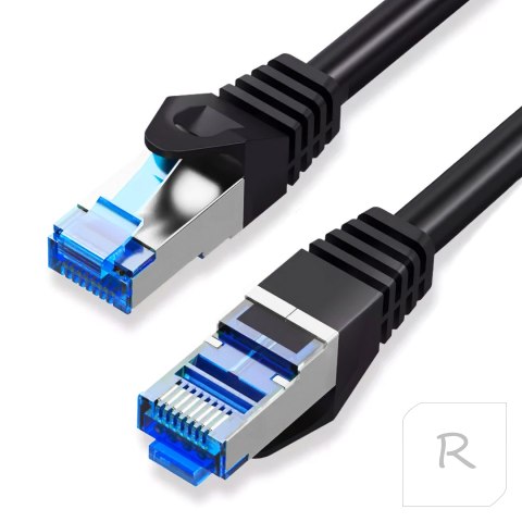 KABEL SIECIOWY LAN S/FTP CAT.6a PRZEWÓD ETHERNET ZEWNĘTRZNY RJ45 KAT 6a 10m