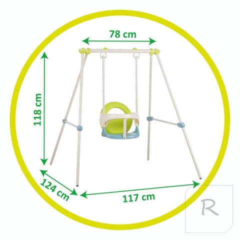 SMOBY Huśtawka Ogrodowa Metalowa