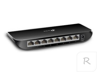 TP-LINK Switch TL-SG1008D Unmanaged, Desktop, 1 Gbps (RJ-45) ports quantity 8, Power supply type External, Plastic case