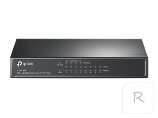 TP-LINK Switch TL-SG1008P Unmanaged, Desktop, 1 Gbps (RJ-45) ports quantity 8, PoE ports quantity 4, Power supply type External