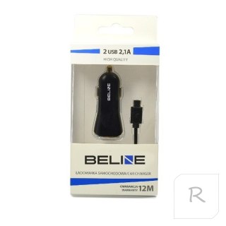 Ładowarka BELINE 2x USB 2.0 Czarny Beli0005