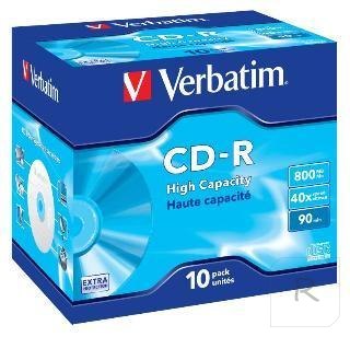 VERBATIM 800 MB 40x Jewel Case 10 szt.