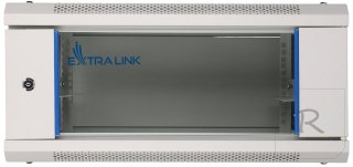 EXTRALINK 4U 600X450 WALL-MOUNTED RACKMOUNT CABINET GRAY