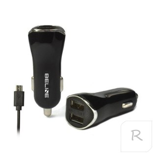 Ładowarka BELINE 2x USB 2.0 Czarny Beli0004