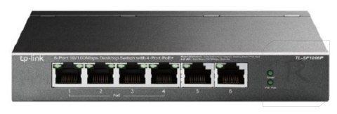 Przełącznik TP-LINK TL-SF1006P 2x 10/100