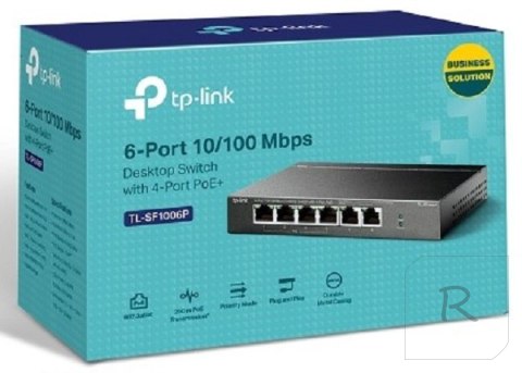 Przełącznik TP-LINK TL-SF1006P 2x 10/100