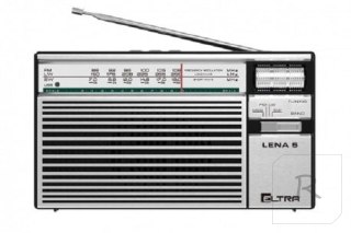 Radio LENA 5 USB Srebrne