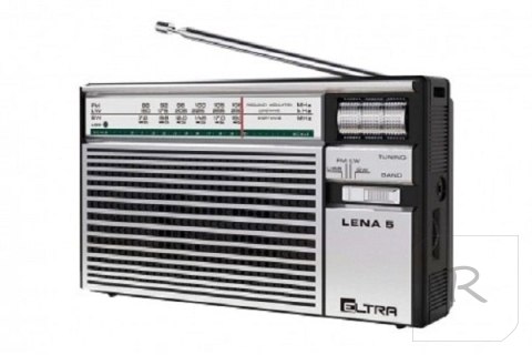 Radio LENA 5 USB Srebrne