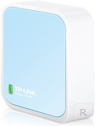 TP-Link TL-WR802N Wireless N300 Nano Router 1xWAN/LAN, 1xMicro USB