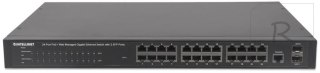 Intellinet Gigabit Switch 24x 10/100/1000 2x SFP PoE/PoE+ 240W zarządzalny