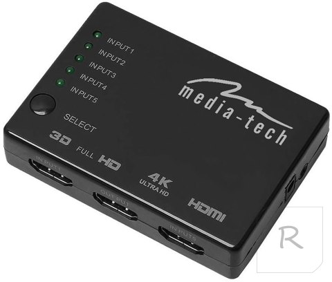 Przełącznik/Rozdzielacz Video MEDIA-TECH MT5207