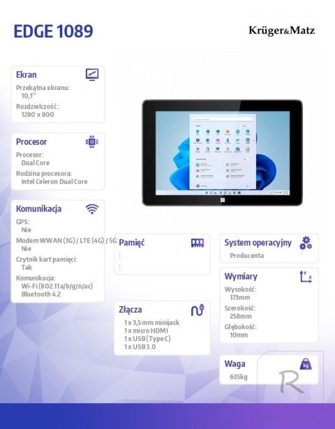 Tablet KRUGER & MATZ EDGE 1089 10.1"