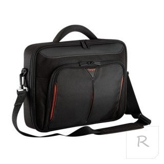 Targus Classic+ Fits up to size 15.6 ", Black/Red, Shoulder strap, Messenger - Briefcase