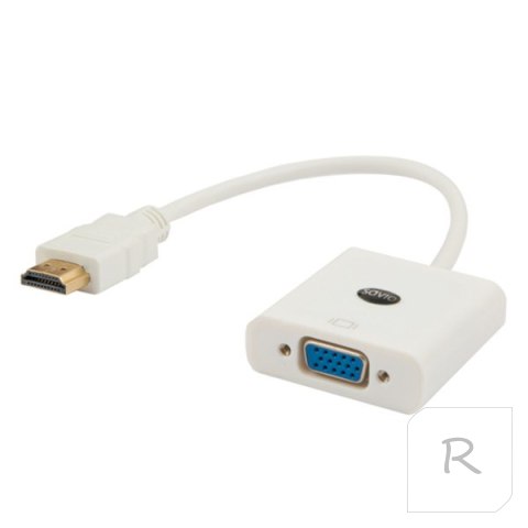 Adapter SAVIO SAVKABELCL-27/B HDMI - VGA