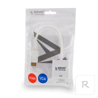 Adapter SAVIO SAVKABELCL-27/B HDMI - VGA