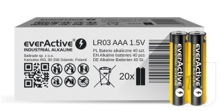 Baterie EVERACTIVE Alkaliczna AAA 1100mAh 40 szt. EVLR03S2IK