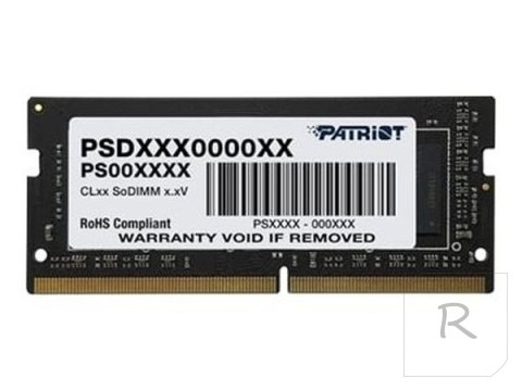 Pamięć PATRIOT (SODIMM\DDR4\4 GB\2666MHz\1.2V\19 CL\Single)