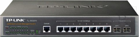 TP-Link TL-SG3210 JetStream 8-Port Gigabit L2 Lite Managed Switch with 2 SFP