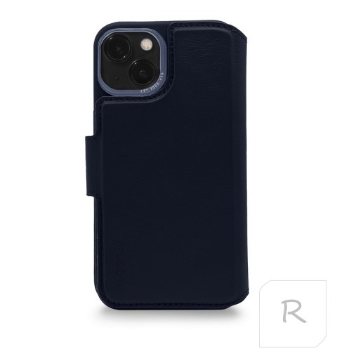 Decoded Detachable Wallet - skórzana obudowa ochronna do iPhone 14 Plus kompatybilna z MagSafe (navy)