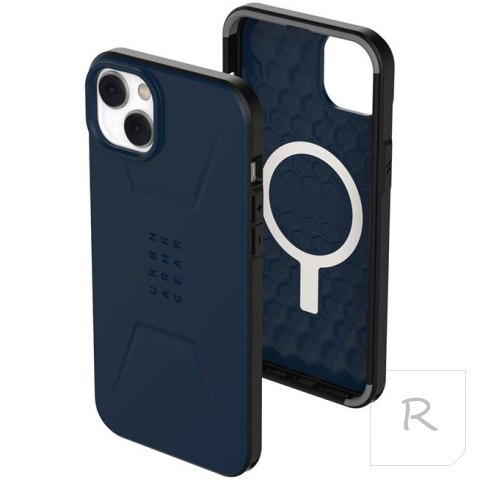 UAG Civilian - obudowa ochronna do iPhone 14 Plus kompatybilna z MagSafe (granatowa)