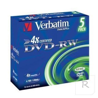 VERBATIM 4.7 GB 4x Jewel Case 5 szt.