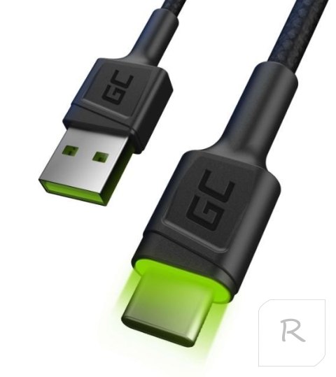 Kabel USB GREEN CELL USB typ C 1.2