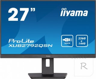 Monitor IIYAMA 27" 2560 x 1440 XUB2792QSN-B5 Czarny