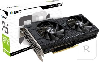 Karta graficzna PALIT GeForce RTX 3060 Dual 12 GB GDDR6 NE63060019K9-190AD