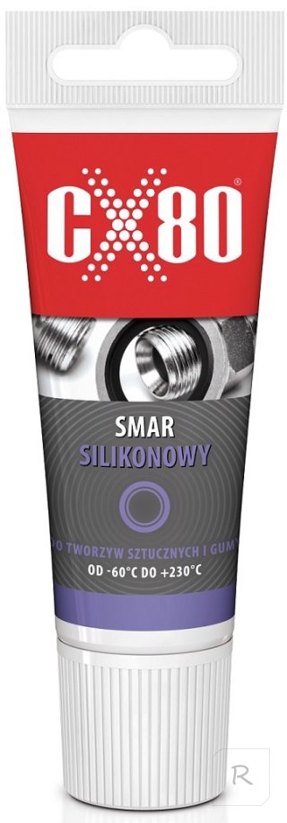 SMAR SILIKONOWY DO TWORZYW SZTUCZNYCH I GUM NSF H1 40G