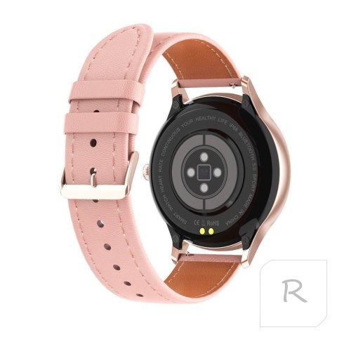 SMARTWATCH DAMSKI PACIFIC 18-1 - BRANSOLETA + PASEK: Rosegold / Różowy (sy015a)