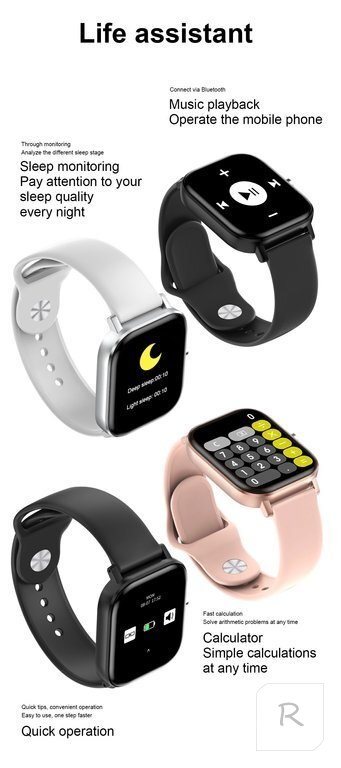 SMARTWATCH UNISEX PACIFIC 20-2 - EKG, WYKONYWANIE POŁĄCZEŃ (sy017b)