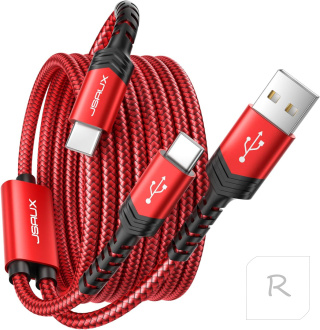 KABEL JSAUX 2 W 1 USB C 60 W SZYBKIE ŁADOWANIE 3.1 | iPhone Samsung MacBook