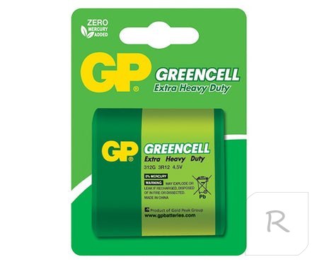 BATERIA PŁASKA GREENCELL 4.5V 3R12