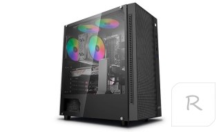 Deepcool MATREXX 55 MESH Side window, Black, E-ATX, Power supply included No