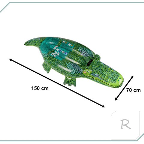 BESTWAY 41477 Materac dmuchany krokodyl do pływania zabawka 3+ 45kg
