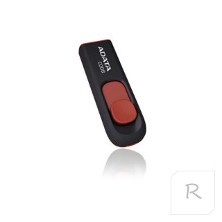 Pamięć USB ADATA C008 64 GB, 2.0 / Czarno-czerwona