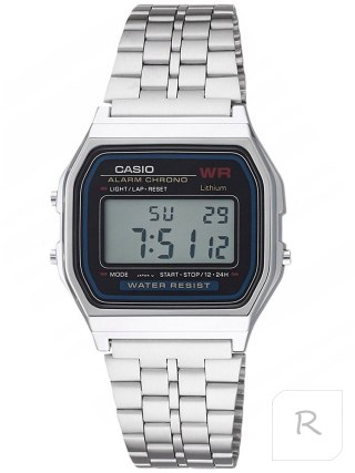 ZEGAREK MĘSKI CASIO A159W-N1DF - KLASYKA (zd168a) + BOX