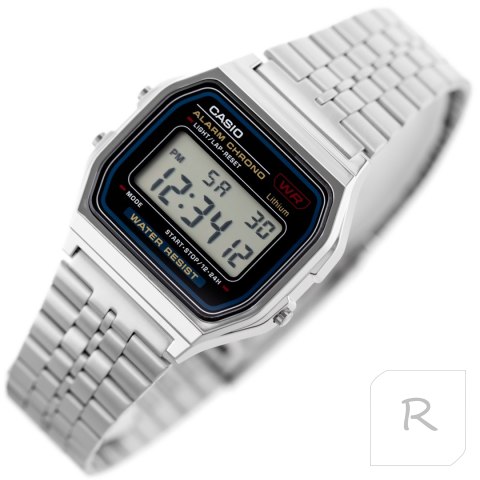 ZEGAREK MĘSKI CASIO A159W-N1DF - KLASYKA (zd168a) + BOX