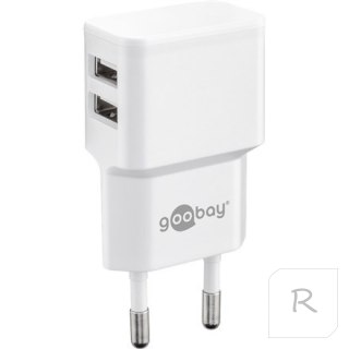 Goobay | 4 pin USB Type A | Europlug (power CEE 7/16) | White | 12 Watt