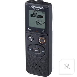 Olympus | Digital Voice Recorder (OM branded) | VN-541PC | Black | Segment display 1.39' | WMA