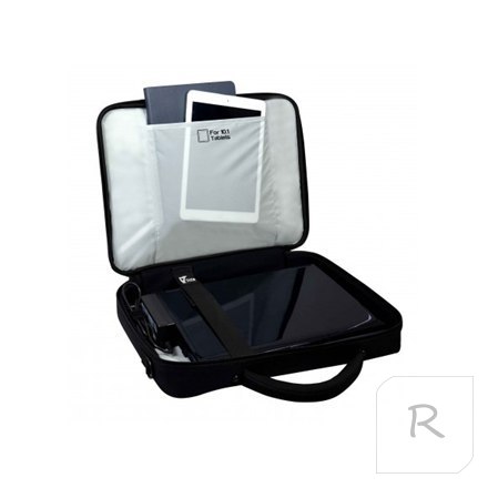 PORT DESIGNS | Fits up to size 15.6 "" | Courchevel | Messenger - Briefcase | Black | Shoulder strap