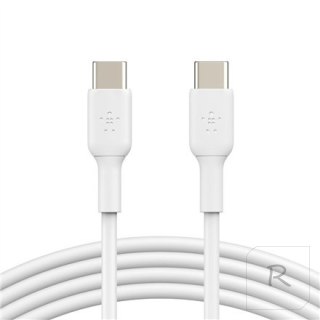 Belkin | USB-C cable | Male | 24 pin USB-C | Male | White | 24 pin USB-C | 2 m