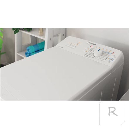 INDESIT | BTW L60400 EE/N | Washing machine | Energy efficiency class C | Top loading | Washing capacity 6 kg | 951 RPM | Depth