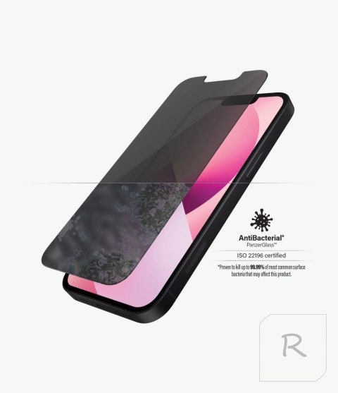 PanzerGlass | Screen protector - glass - with privacy filter | Apple iPhone 13 mini | Tempered glass | Transparent