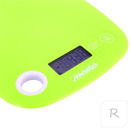 Mesko | Kitchen scale | MS 3159g | Maximum weight (capacity) 5 kg | Graduation 1 g | Display type LCD | Green