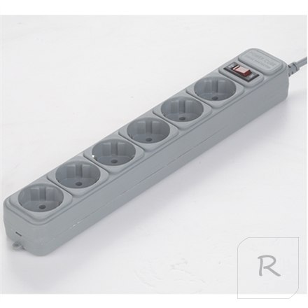 Gembird SPG6-B-6C Power Cube - surge protector | Output Connector Qty 6 | 1.8 m | White