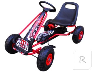 Gokart G1 czerwony, gokarty dziecięce