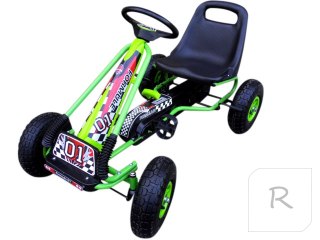 Gokart G1 zielony, gokarty dziecięce