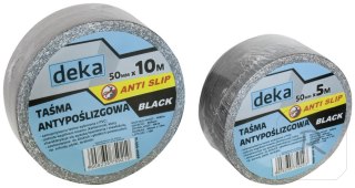 TAŚMA ANTYPOŚLIZGOWA ANTI SLIP BLACK 50MM*10M CZARNA DEKA